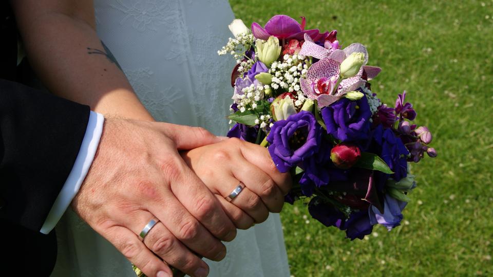 Brude buket: Tæt bundet