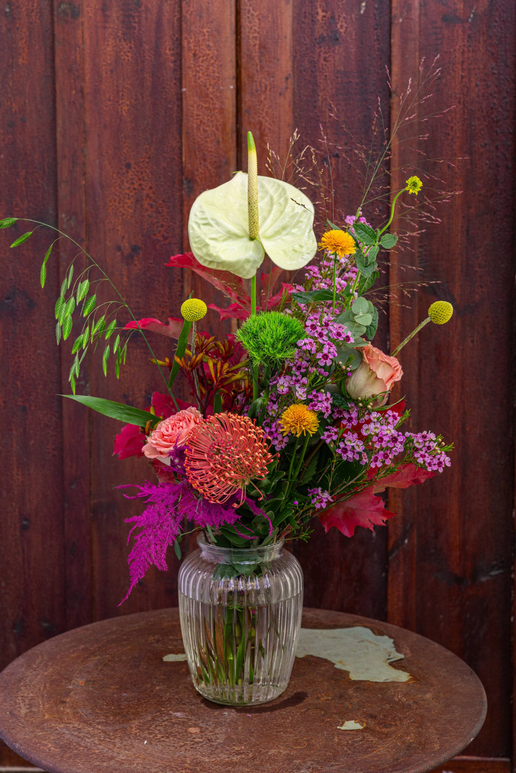 Høj Vesterbro buket: Farverig