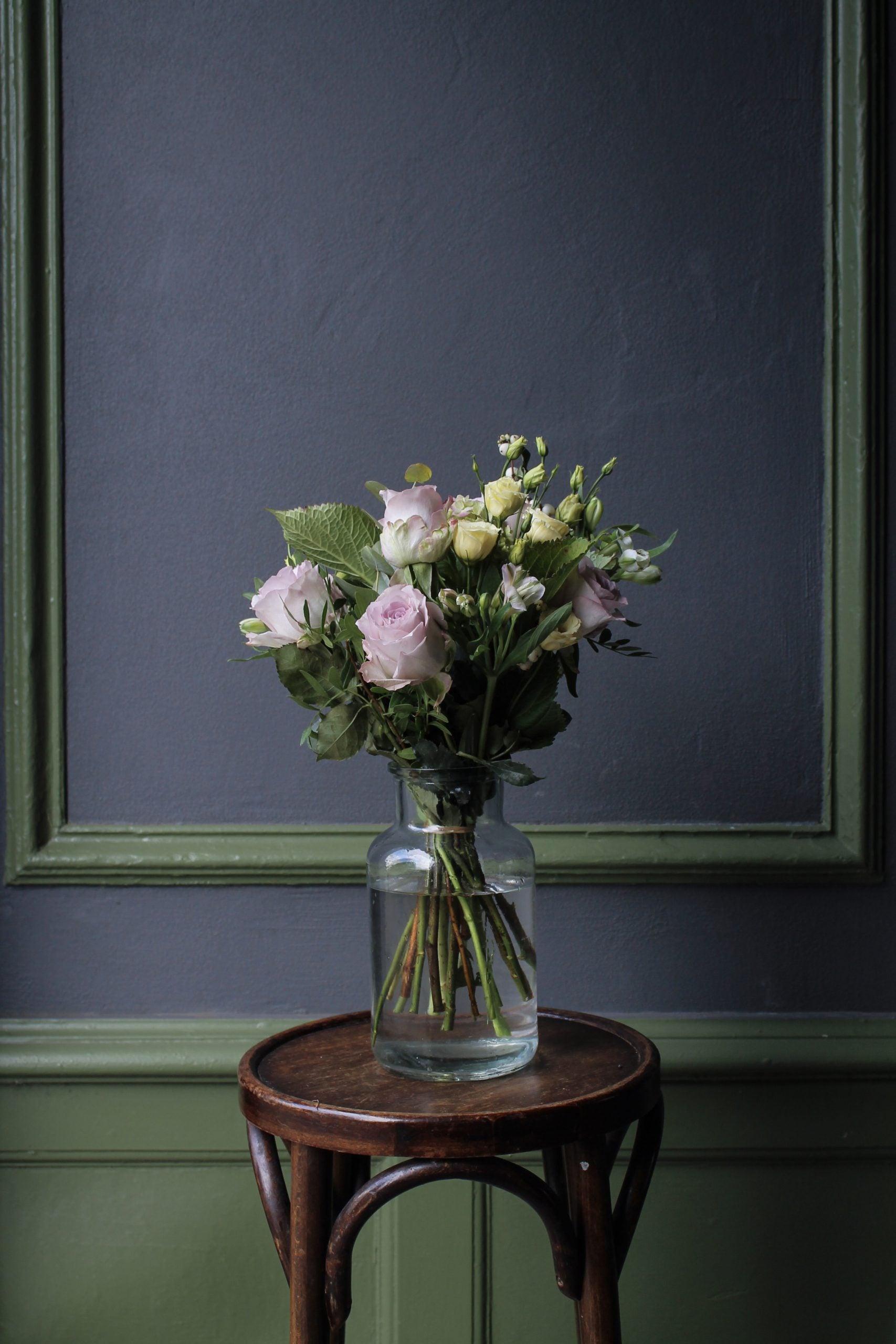 Lyserød romatisk buket